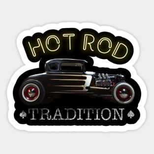 1930 1931 Ford Model A Five Window Coupe Hot Rod Sticker